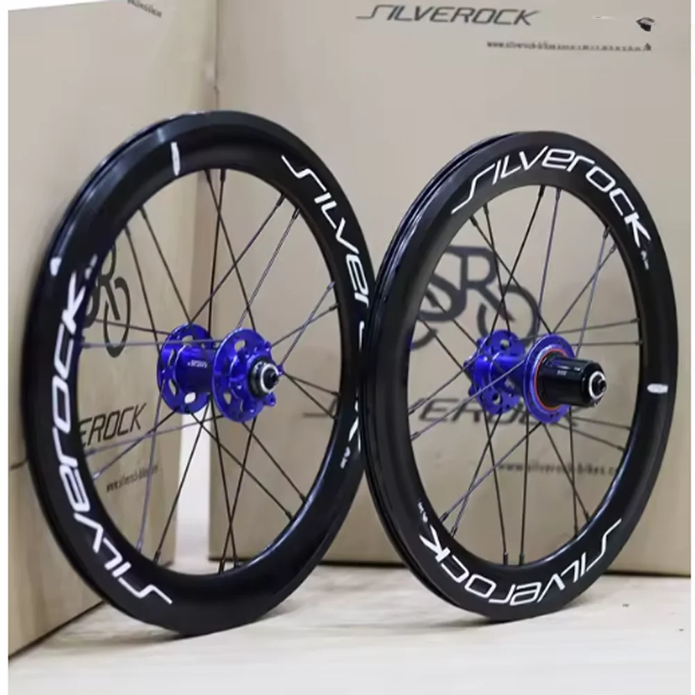 451　Silverockホイールセット　20インチ シルバーロック-折りたたみ自転車用合金ホイール,ハイプロファイルリム