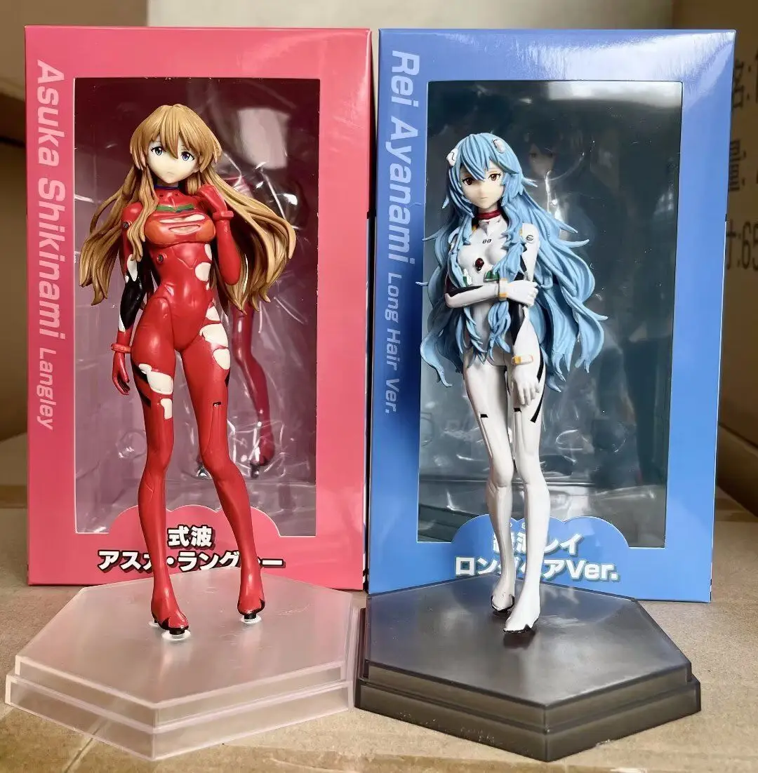 Eva Ayanami Rei Asuka Garza Soryu Mobile Anime Action Figure Model Toy Garage Kit Ornamenti Regali