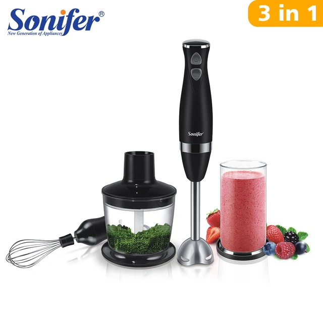 4 in1 Handheld Immersion Blender 400W Powerful Stainless Steel Stick Food  Mixer,700ml Mixing Beaker,500ml Processor Egg Whisk - AliExpress