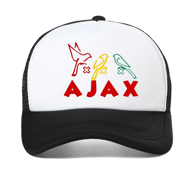Punk Ajax Bob Marley Berretto Da Baseball Uomo Donna Mesh Traspirante Amsterdam 3 Little Birds Papà Cappello Outdoor Cool Trucker Caps