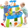 Kids Sand Water Table Children's Beach Toys Outdoor Garden Bunker Set Summer Beach Children DIY Parent-child Interactive Toy 1