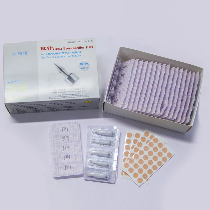 Disposable Sterile auricular Needle, Semi Permanent Needle 3