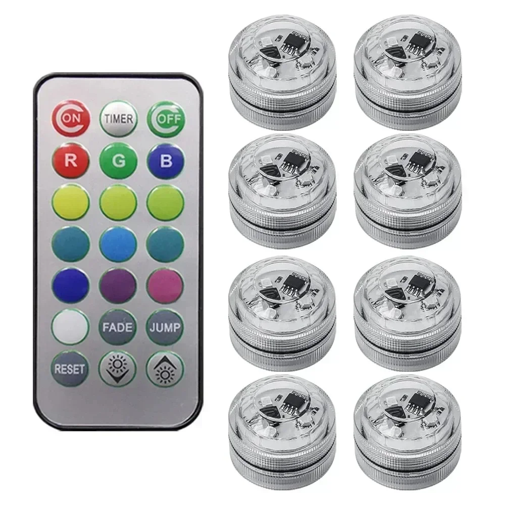 Ambient Light Mini Led Light Glow Light 1Set Remote Control Car LED Interior Ambient Light-Colorful Adhesive Decoration for Auto Roof Foot Atmosphere Lamp 13 Colors