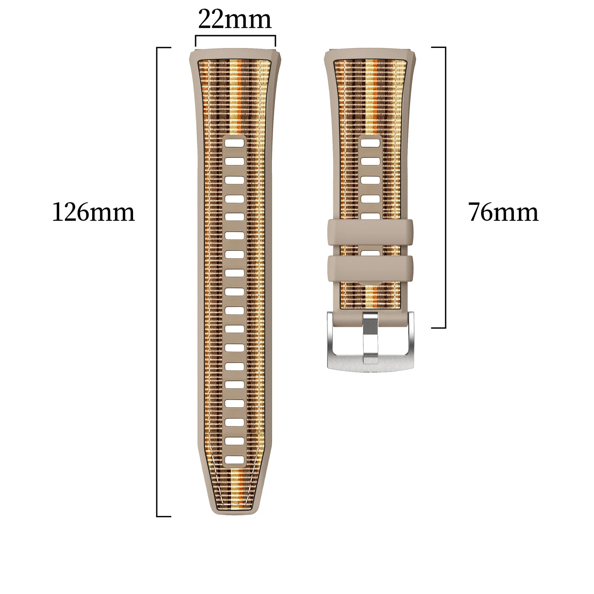 Enhanced Silicone Strap for Huawei Watch GT - Durable and Stylish Smartwatch Band Accessories
