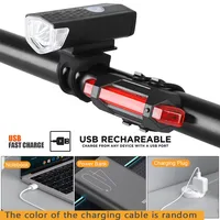 תאורה קדמית לאופניים עם טעינה USB בצבע אדום, קל להתקנה, 3 מצבים, אביזרים לאופניים 6
