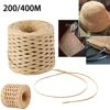 200/400M Raffia Paper Ribbon DIY Craft Raffia Straw Yarn for Knitting Crocheting Paper Threads Gift Packing Ribbon Wedding Decor 1