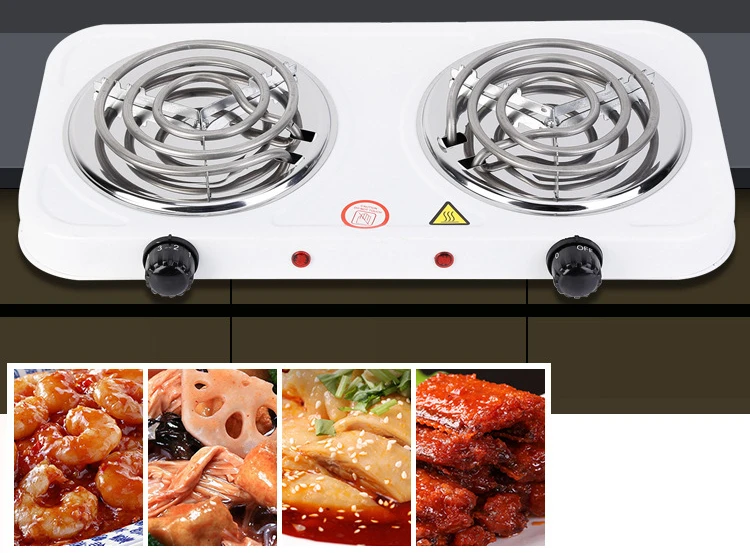 220-240v Stainless Steel double-head cooking stove Commercial Double Hot  Plate for Cooking Electric Stove 2 Burners 3600w 1pc - AliExpress