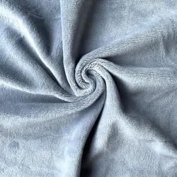 Large Solid Color Plush Velvet Fabric - Super Soft DIY Textile for Cushions, Pillows, Blankets, and Home Decor (GRAY)