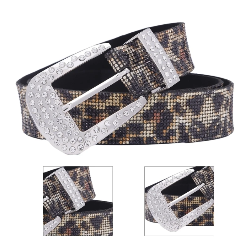 

Womens Belts Gothic Adjustable Metal Buckle Waist Belt Y2K Girls Belt