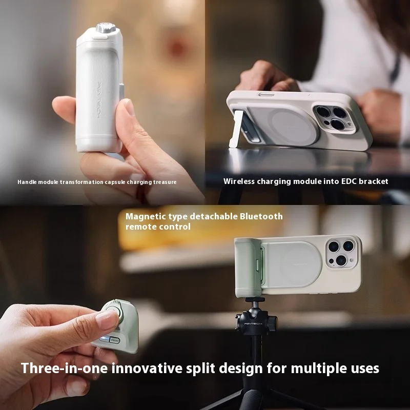 Pgytech Magcam Mobile Camera Controller Magnetic Bracket Fill Light Charging Handle Bluetooth Remote Control Shooting Customized smartphone shooting holder phone camera shutter grip