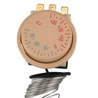 1 pièce -30 à 30 ℃   Thermostat de réfrigérateur, interrupteur de température mécanique AC 250V 16A, interrupteur de contrôle de température du réfrigérateur 4