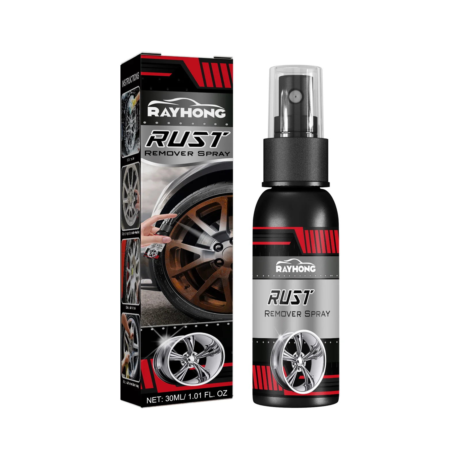 Rust Remover Spray Deoxidizer Antirust Agent for Automobile Maintenance