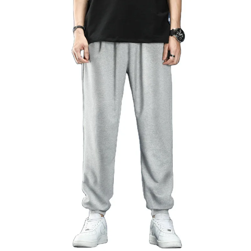 Hot sell Sports pants men's casual long pants gray leggings men's basketball leggings loose fitting sanitary pants