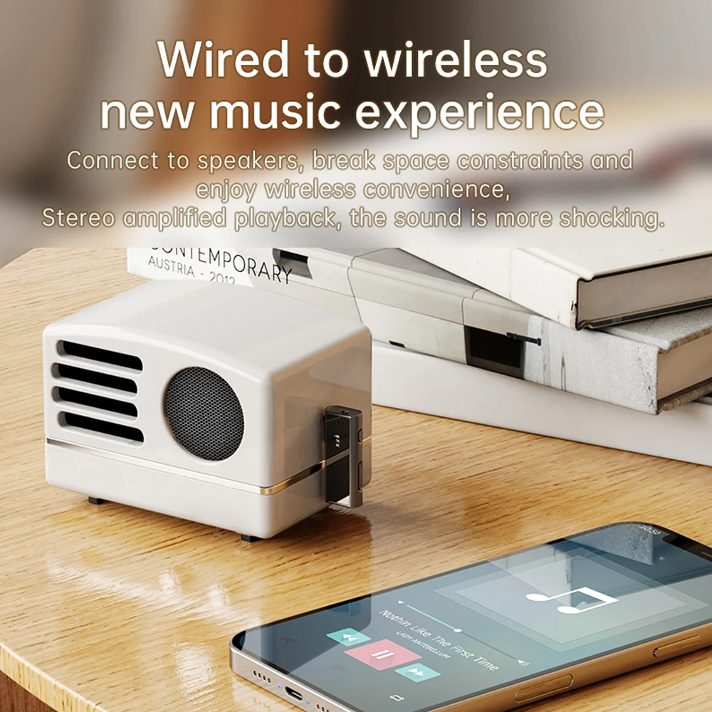 Wireless Bluetooth Transmitter Receiver 2 in 1 bluetooth transceiver adapter bluetooth audio receiver audio adapter bluetooth aux adaptor bluetooth adapter 3.5mm Jack Audio AUX Adapter For Car Audio Music Aux Handsfree