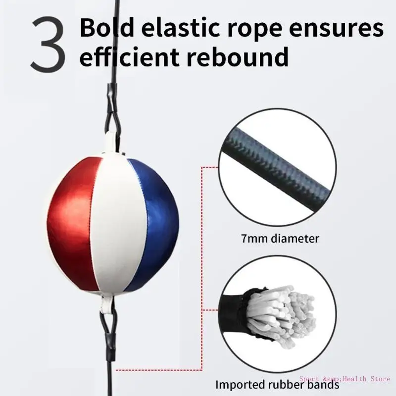 Durability PU Boxing Speedball Exercise Fitness Balls Boxing Reflexes Ball Suitable for Various Age