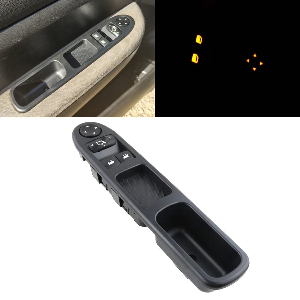 Fensterheber Schalter Für Peugeot 307 (2000-2014) – Links Vorne, Teilenummer 6554KT