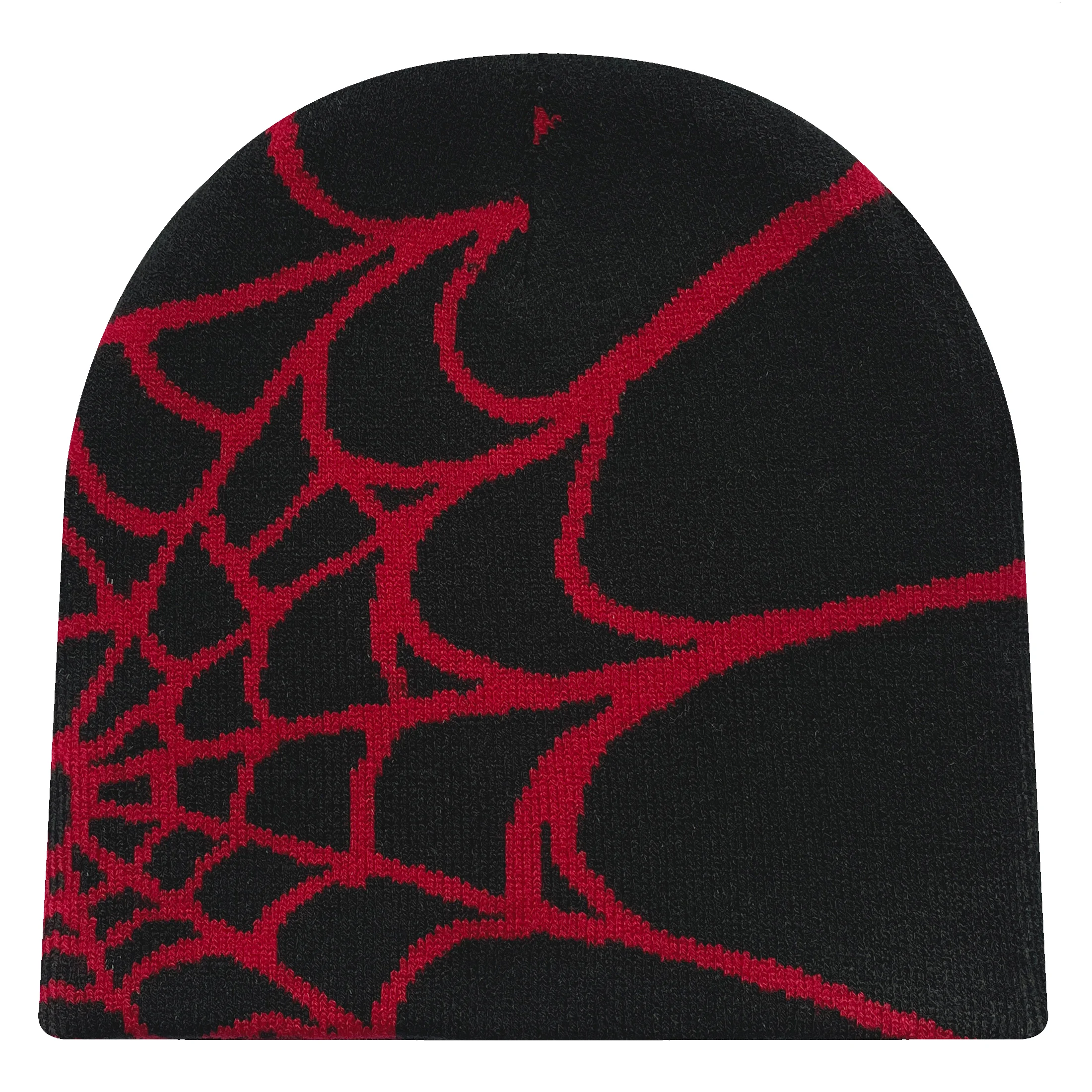 Unisex-Strickmütze mit Spinnennetz-Aufdruck, warme Outdoor-Pullover-Mütze, Persönlichkeit, Beanie-Mütze – Detail 7