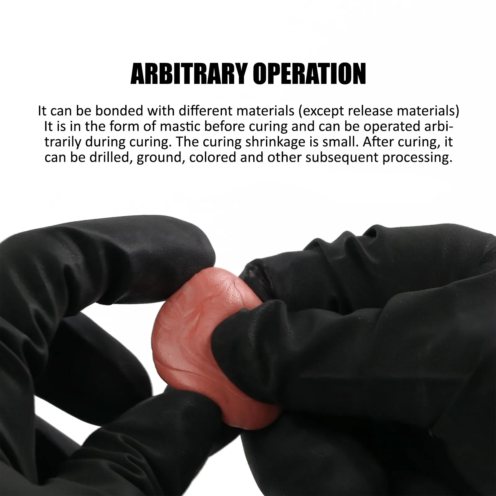 DSPIAE DIY MEP 에폭시 퍼티 모델 개조 및 수리용 페인트 도구 세트 - 그레이 화이트 블랙 레진 (공예 및 조각용)