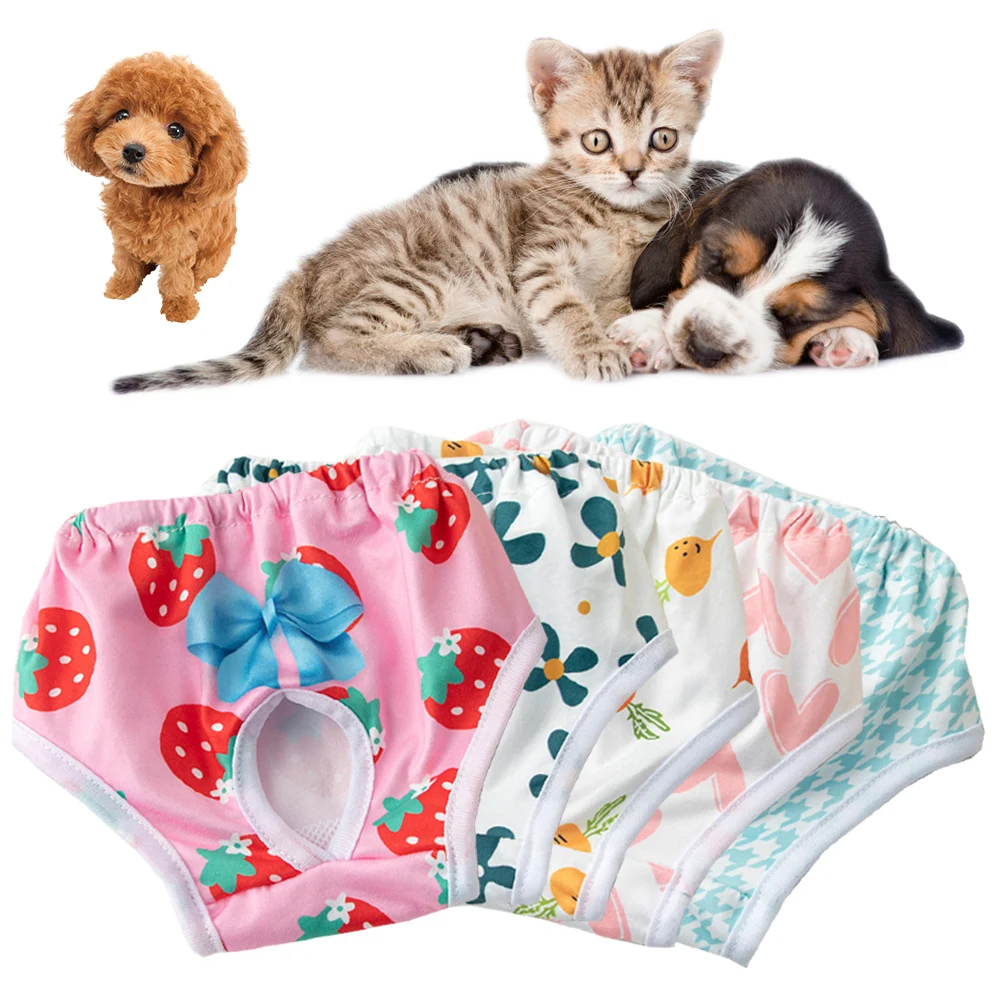 Dog Diapers Physiological Pant Puppy Women’s Panties Shorts Underwear Elasticity Female Dog Diper Panties Pet Dog Clothes