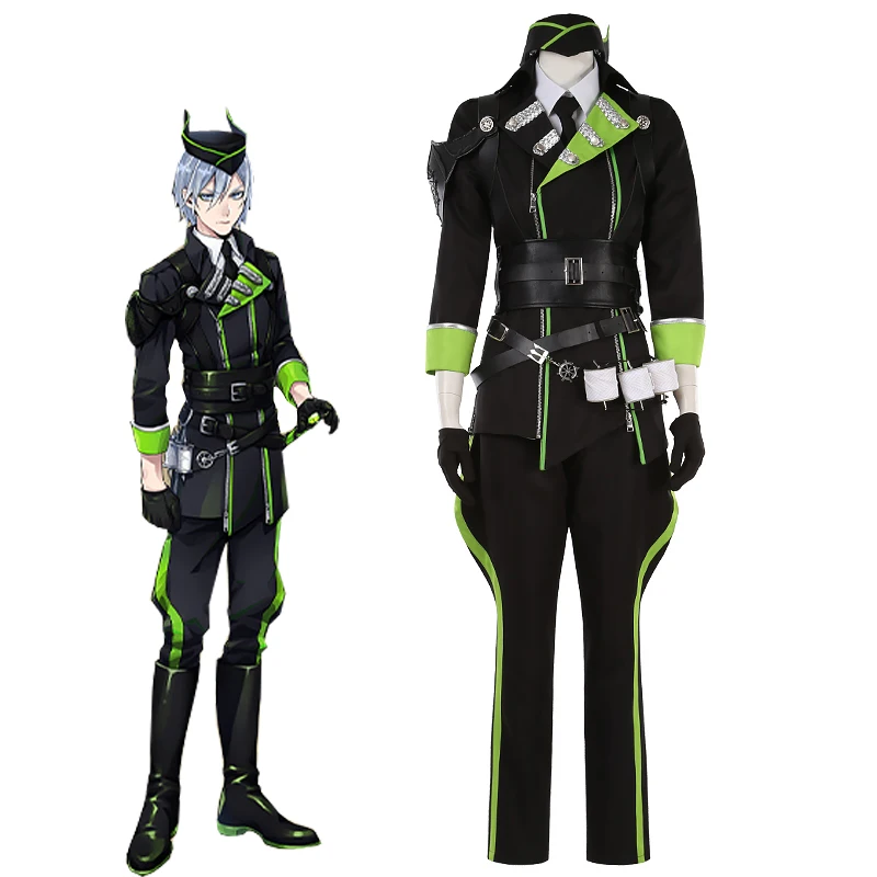 

Big Size Made Twisted-Wonderland DIASOMNIA Silver Sebek Cosplay Costume Uniform Halloween Suits Anime Outfits Custom-tailor