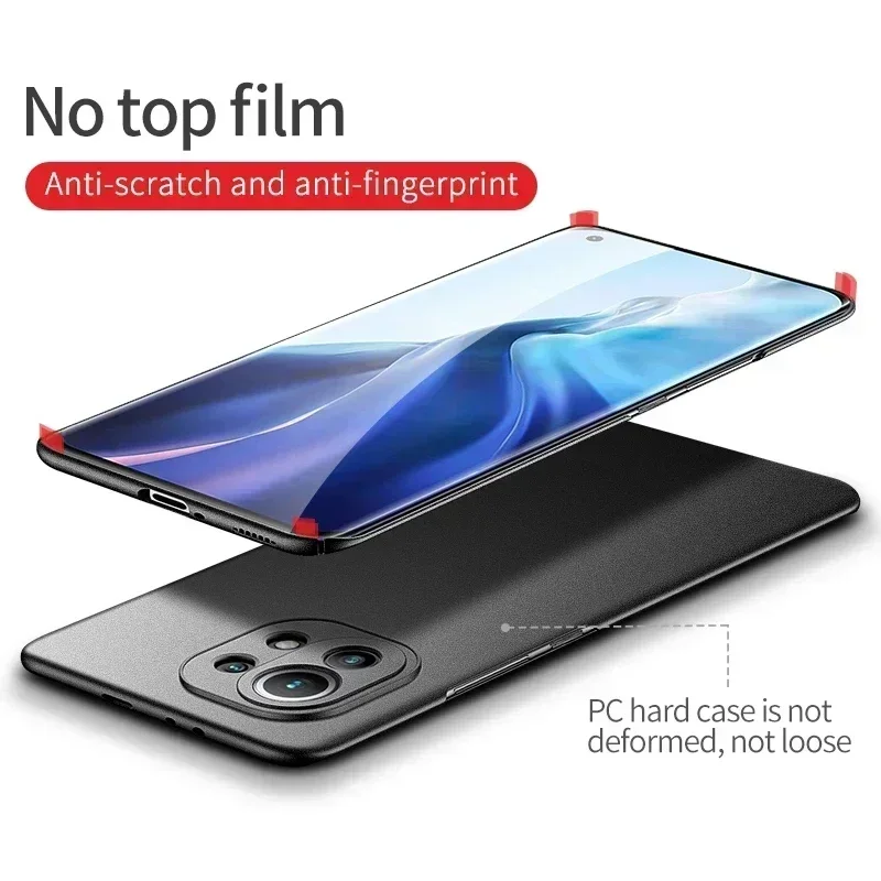 Shockproof Ultra Slim Matte Hard Plastic Back Cover