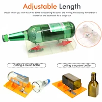 2024 New DIY Glass Bottle Cutter Adjustable Sizes Metal Glassbottle Cut Machine Wine Bottles Crafting Decorations Cutting Tools 1