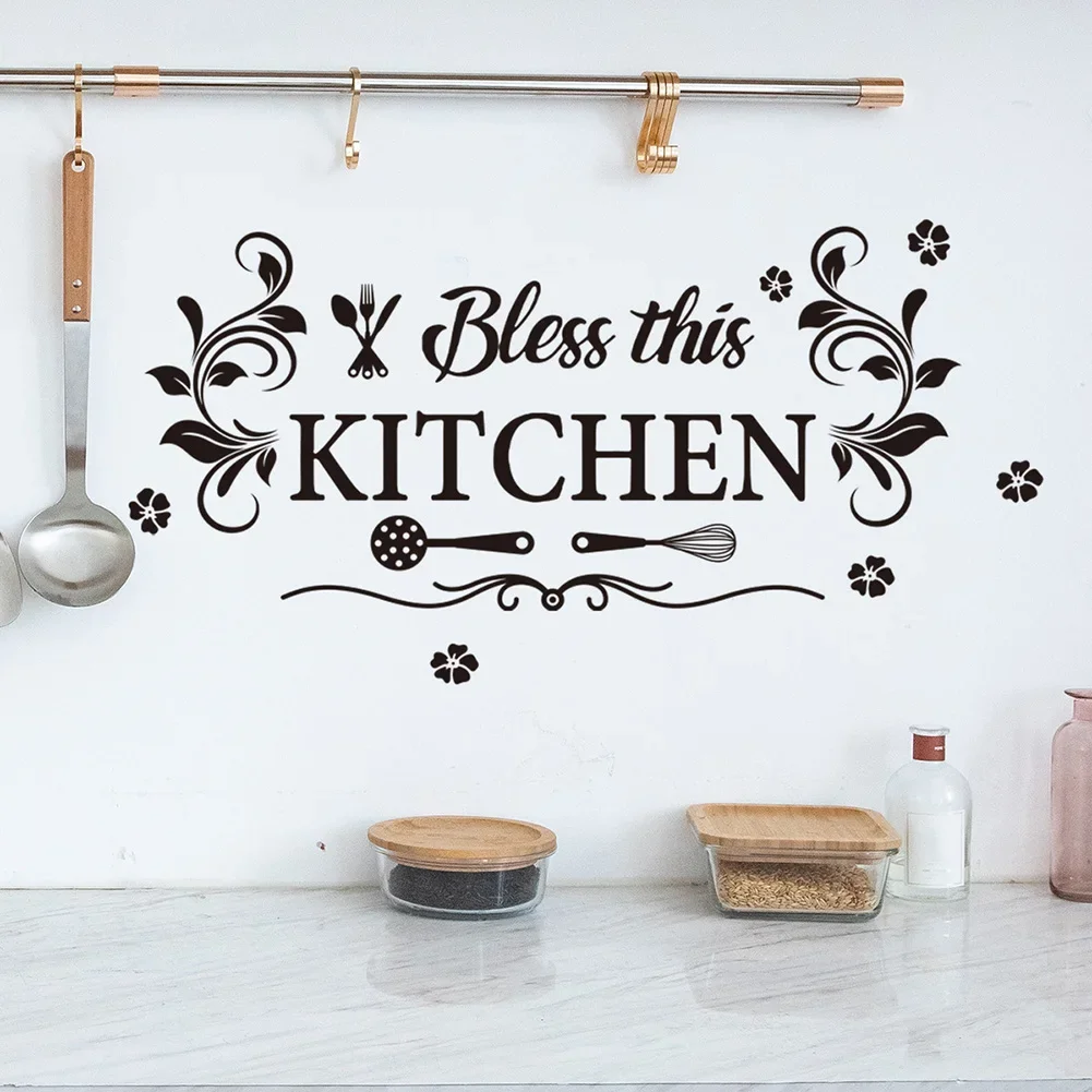 Cartoon Pattern Wall Stickers DIY Cafe Restaurant Living Room Home Decoration Self-adhesive Kitchen Decorative Stickers 30*60cm