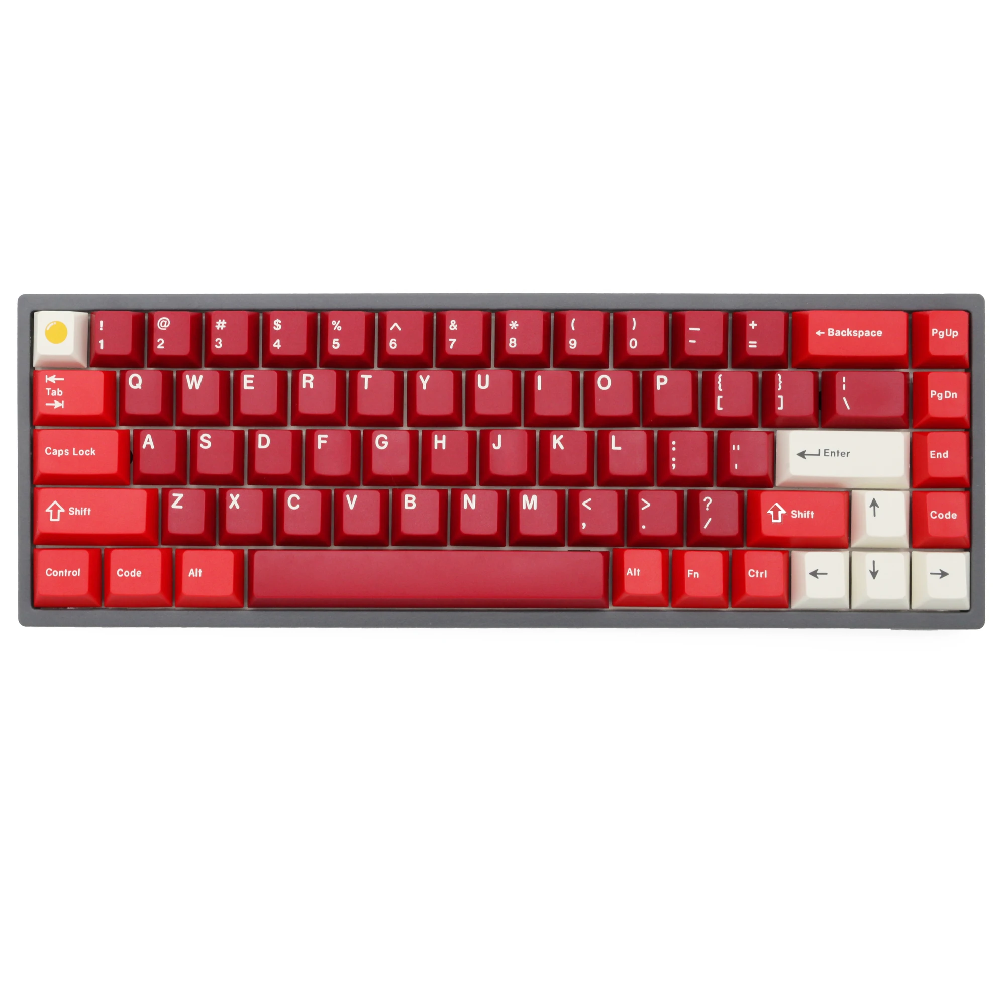 Rgb Rgb 65 Teclado Mecânico Personalizado Sincronização Pcb Firmware Via Interruptor Rgb Completo Underglow tipo c Bm68rgb Bm68