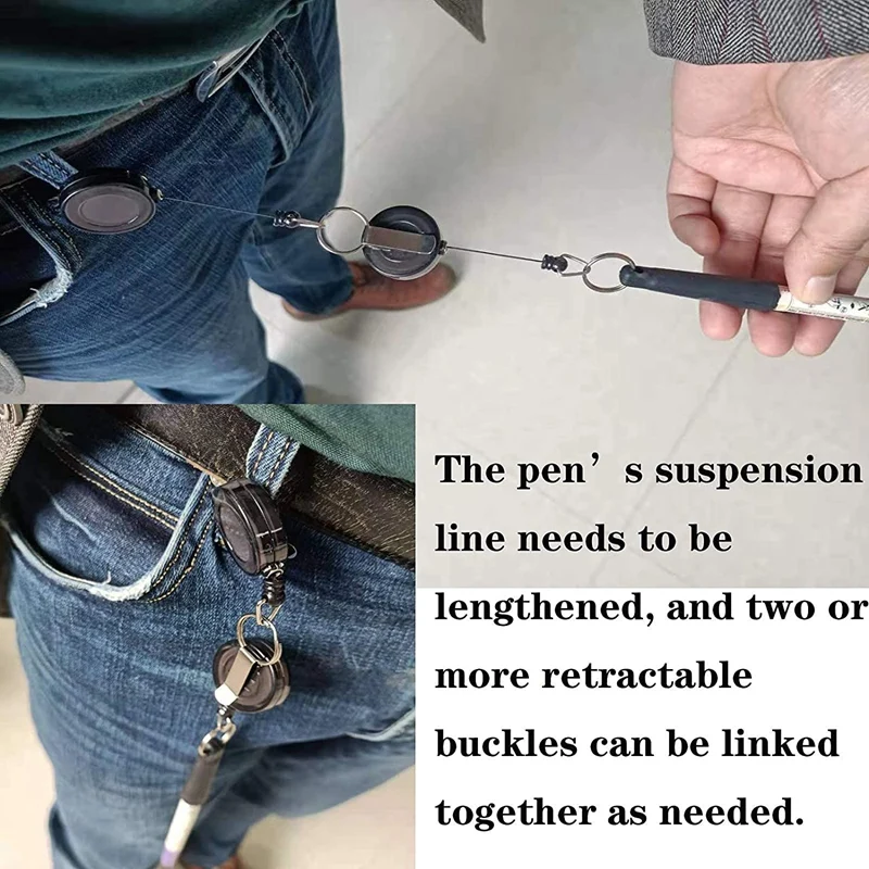 4 Stück elastischer Silikon versenkbarer Stift halter, einziehbarer Drucks tift für Holzarbeiten, Maurer, Handwerks hersteller