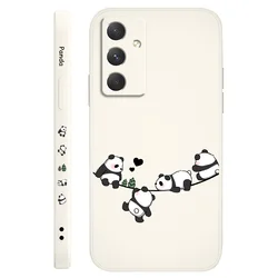 Adorable Baby Panda Phone Case - Cute and Durable Design - Samsung A26 (White)