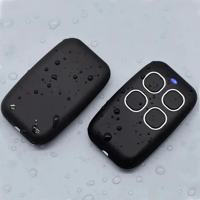 Garage Door RF Remote Control Duplicator 433MHz Code Grabber Clone Gate Key Fob Command Hand Transmiter 4 Buttons waterproof 4