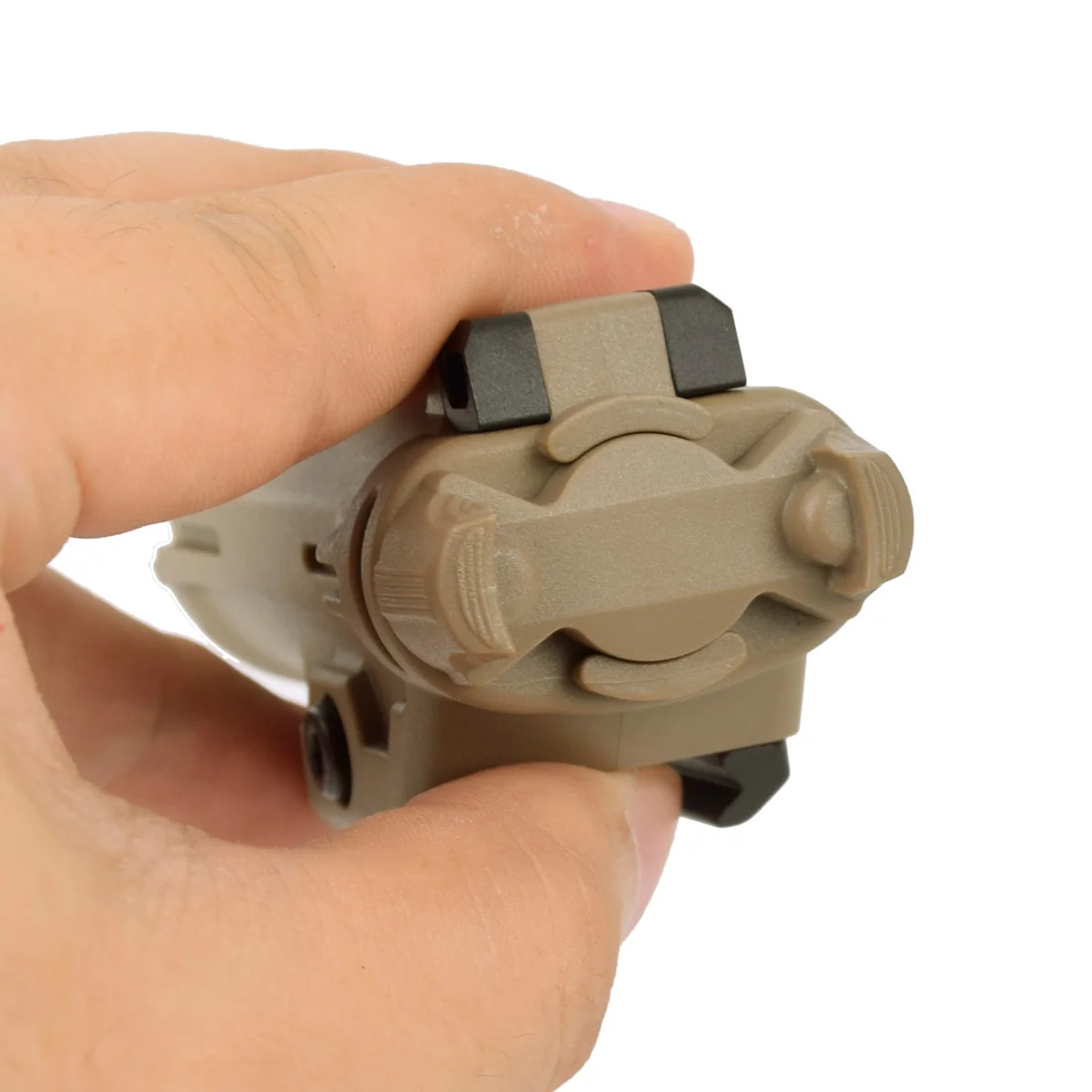 SF XH15 Taktische Pistolenleuchte, 350 Lumen, LED-Pistolen-Taschenlampe, 20 mm, Picatinny-Schiene, kompatibel mit Glock 17 18 Rapid Deploy Holster – Detail 9