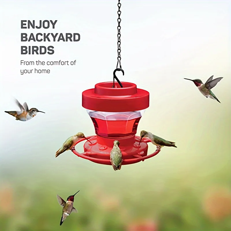 Bird Feeder Bird feeder with 8 hanging feeding ports Detachable Hummingbird feeder Suitable For Outdoor Garden And Courtyard
