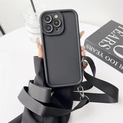 Collana Lanyard a Spalla con Custodia in Silicone Morbido Antishock