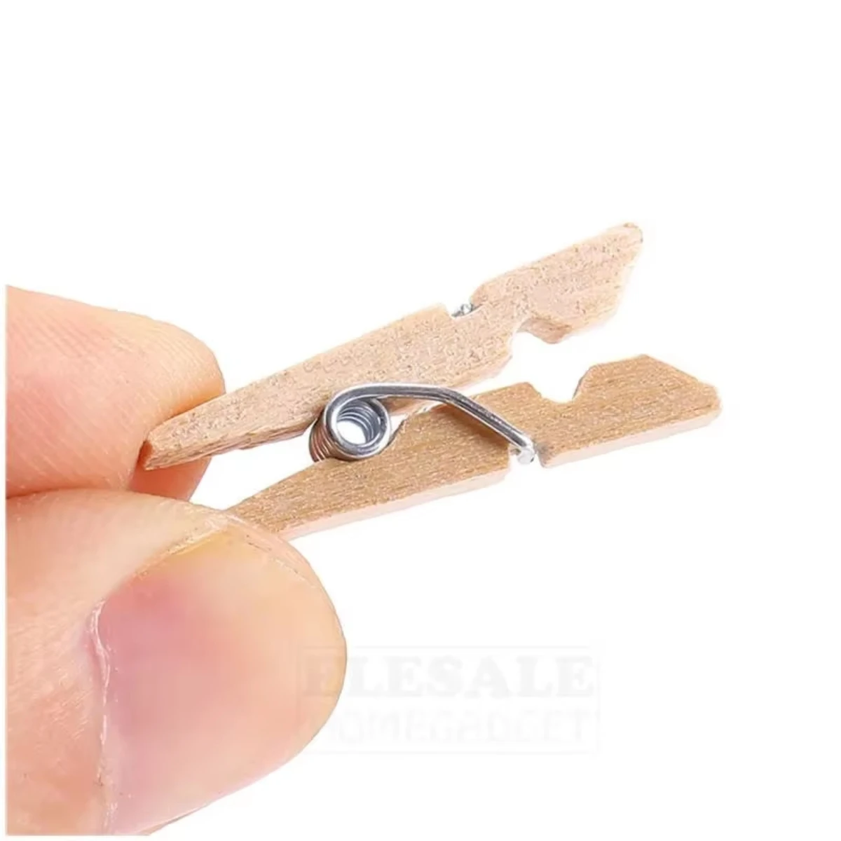 50pcs DIY 미니 나무 클립 수제 공예 장식 사진 클립 빨래집게 공예 장식 ..