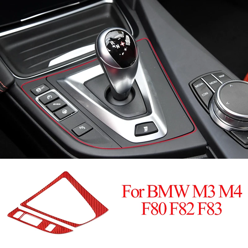 

Рамка переключения передач из углеродного волокна для BMW M3 M4 F80 F82 F83 2014-2018, аксессуары для левого руля