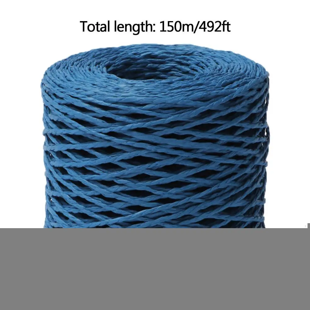 Fil De Papier 2 X 100m Fer Rotin De Papier Fil Naturel Paper Corde En Macramé Pour Emballage De