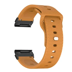 Quick Fit Silicone Watch Strap with Metal Adapter - 26 22mm - 22mm (YB)