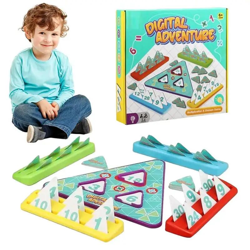 

Настольная игра для математики, умножение и деление, настольная игра с числами и картами, игра для обучения логике для дошкольников