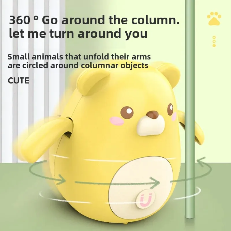 Magnetic Swing Baby Duck Electric Plush Toy Children's Plaything Magnetically Attracted Dancing Duck Imitation
