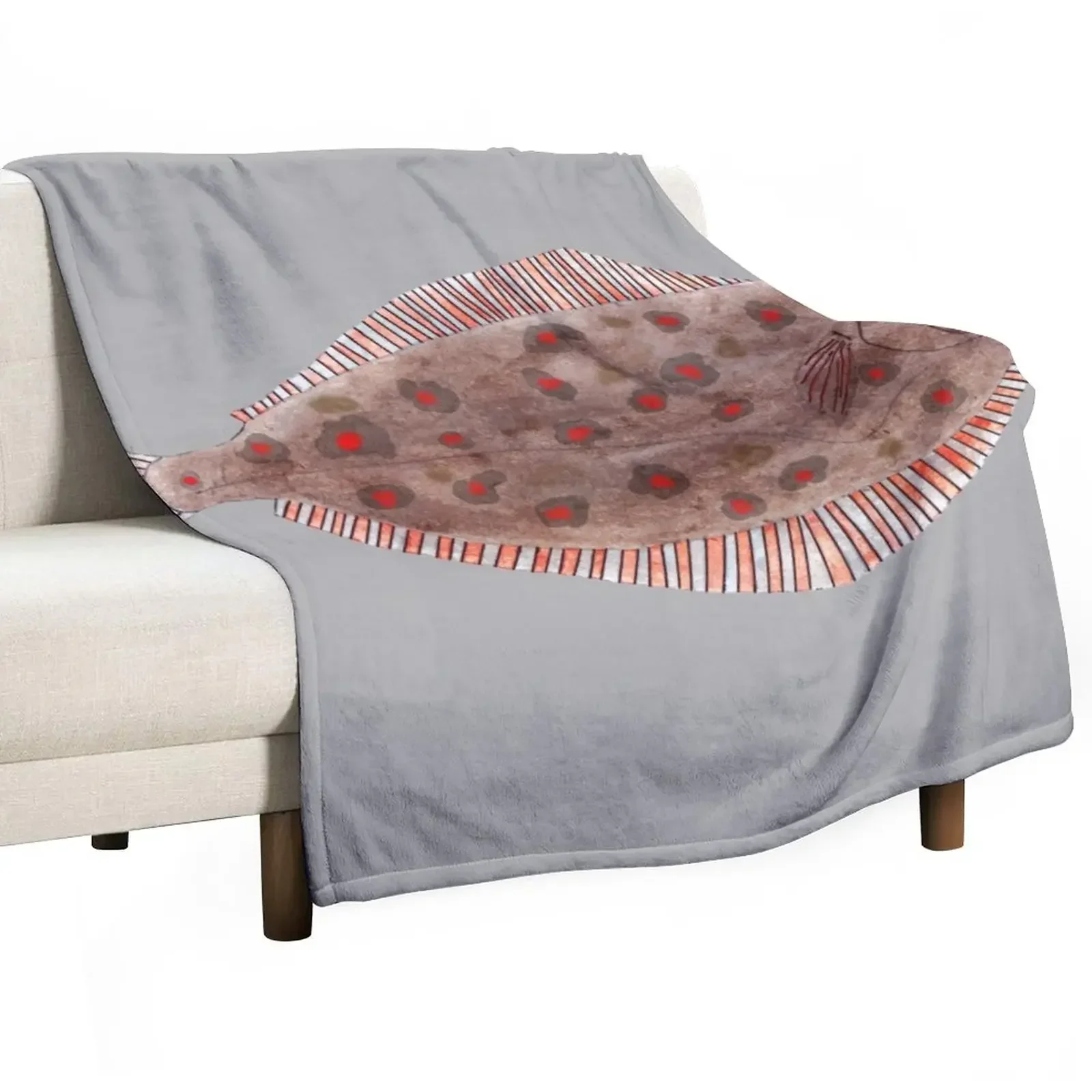 

San Juan's Halibut Throw Blanket warm for winter christmas gifts Blankets