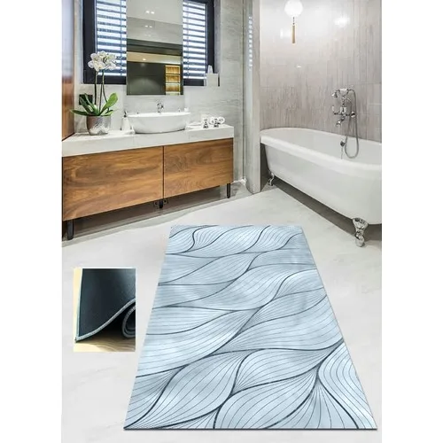 

Ardizayn Ocean Series-Blue 70x120 cm Slip-Resistant Not Peel Washable Leather Floor Bath Mat