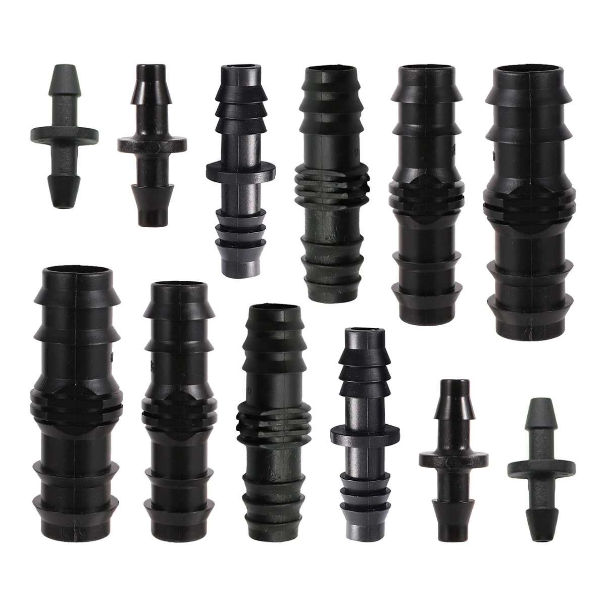 DN16/DN20/DN25mm Hose Multi-Barbed Straight Connector 3/8mm 4/7mm 5/8mm Barbed Joint Home Gardening Lawn Irrigation System Tool