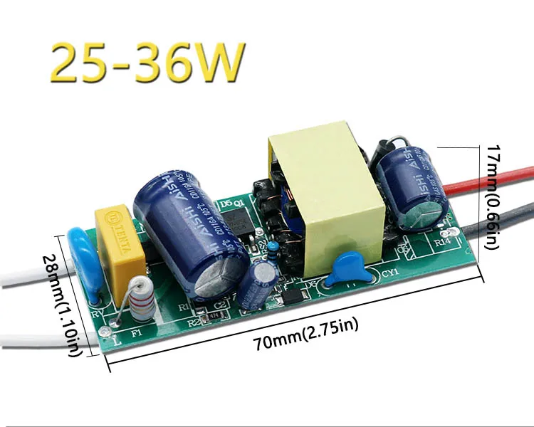 12-18W 18-25W 25-36W LED Driver Power Supply Unit Bare Board 350mA LED Spot Light Strip Light Bulb DIY Lighting Transformer