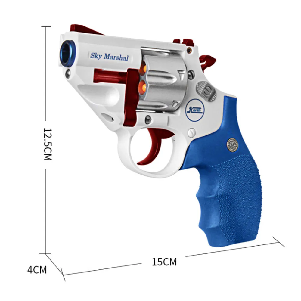 Sky Marshal Toy Gun Revolver Toy Pistol Safe Soft Bullet Gun For Kids Birthday Gift Dropshipping 6