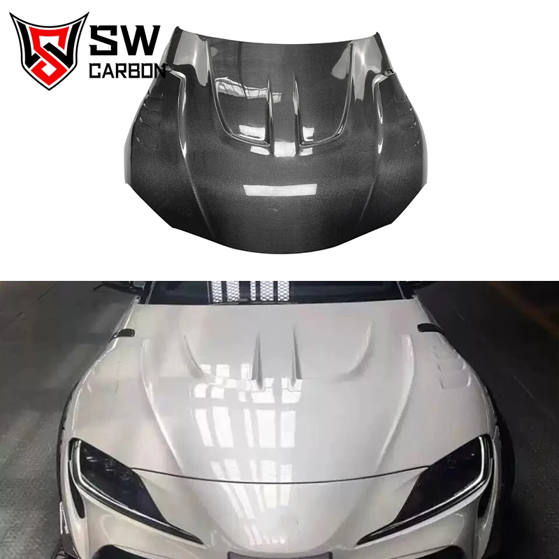 

Carbon Fiber LB Style Hood for Toyota Supra GR A90 MK5 Front Engine Valve Cover
