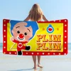P-Plim P-Plim Cute Bath Towel Microfiber Soft Water Absorbing Breathable For Girl Kids Decorative Cartoon Beach Towel 1
