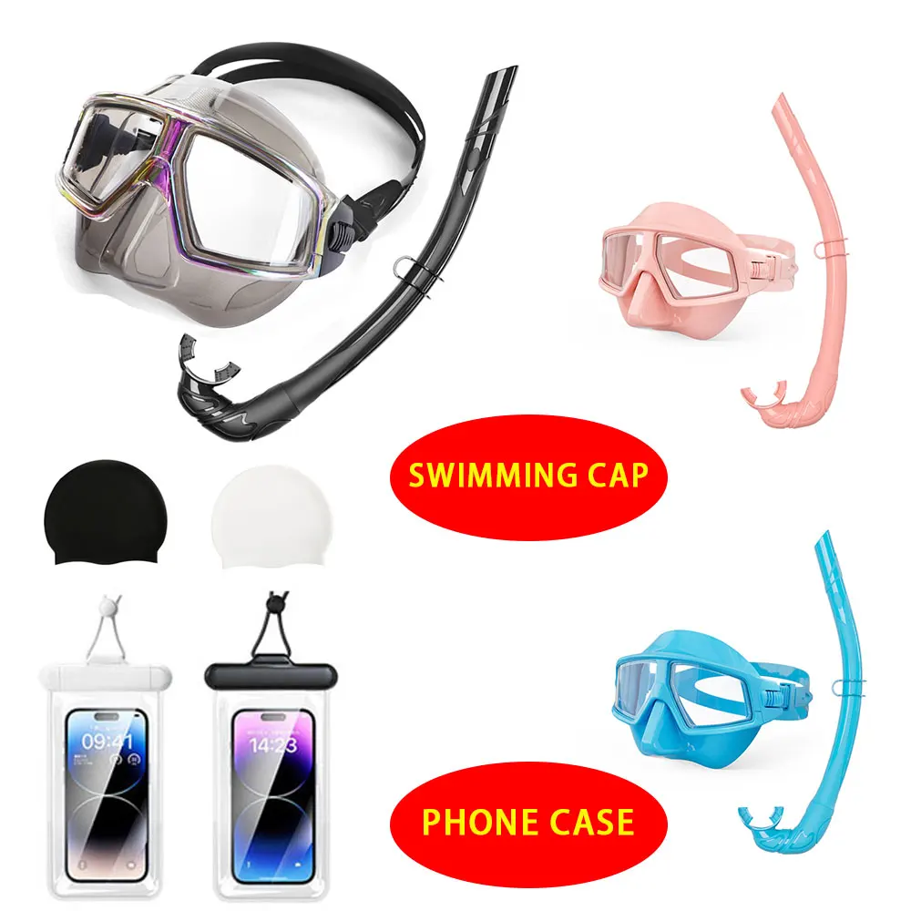 Set Professionale per Immersioni Subacquee con Maschera e Boccaglio per Adulti