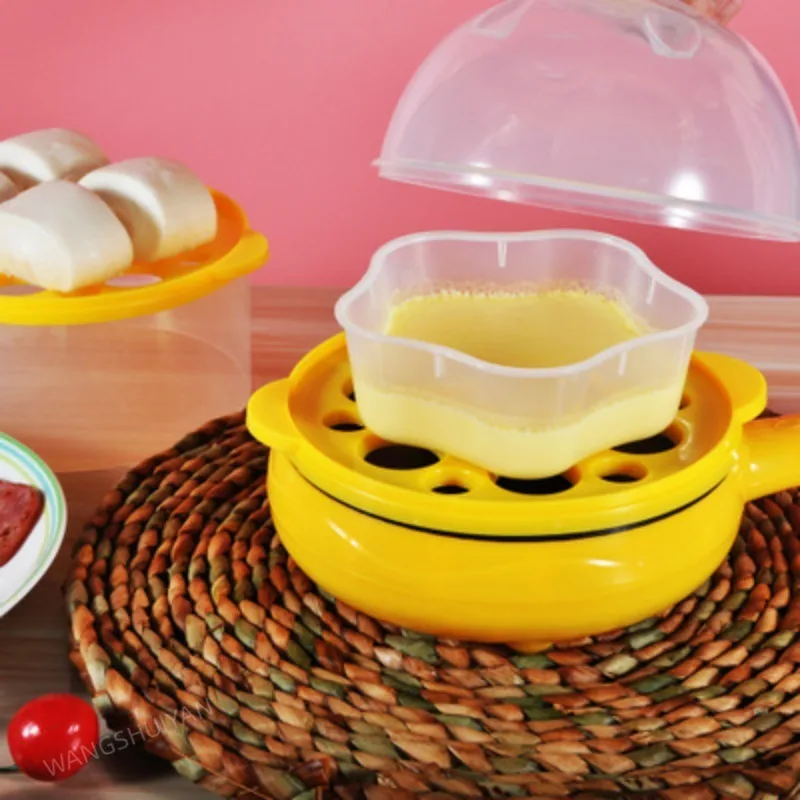 Mini Household Electric Frying Pan Skillet Fried Eggs Boiler Steamer Non-Stick Fried Steak Pancake Omelette Breakfast Maker 2