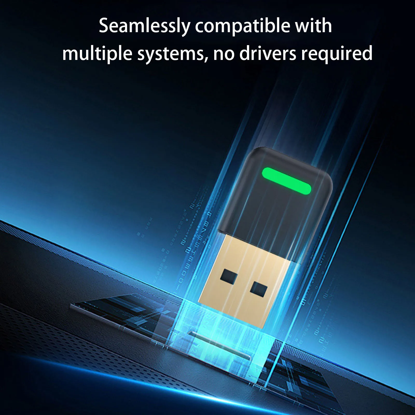 USB 블루투스 호환 6.0 무선 오디오 어댑터 헤드셋 스피커 키보드 프린터용 동글 어댑터 수신기 및 송신기